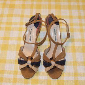 Manolo Blahnik Strappy Heels